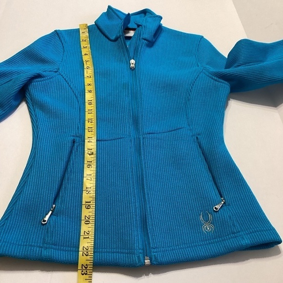 Spider Core Turquoise Full Zipper Closure - Picture 5 of 8